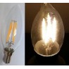 E14 Flamme Transparente Filament - 360 LM - 827